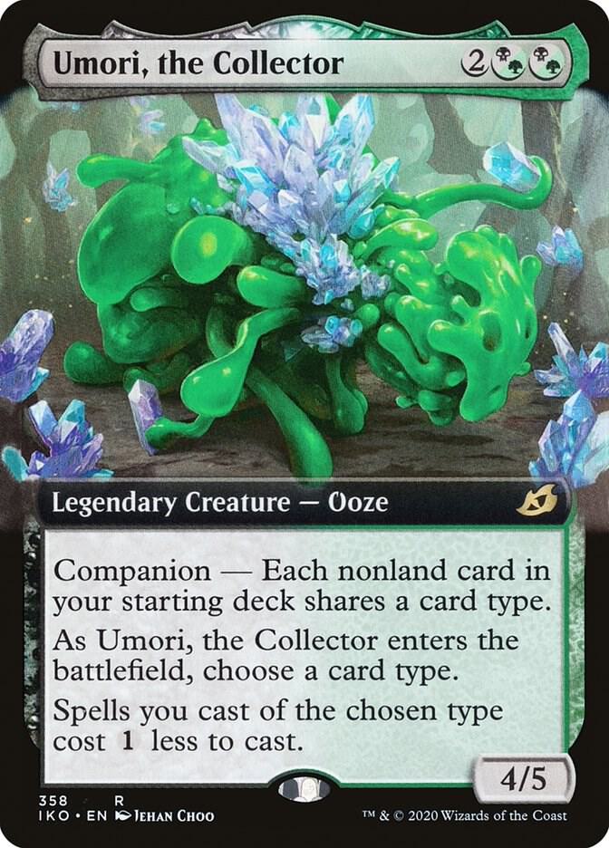Umori, the Collector (Extended Art) 358 card from Ikoria: Lair of Behemoths