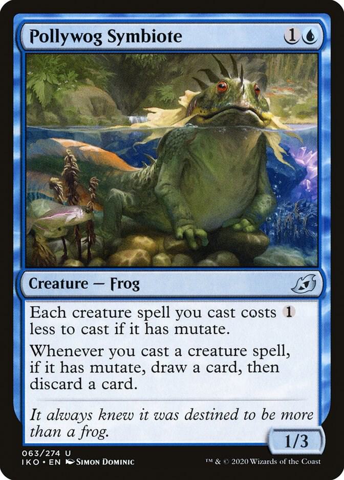 Pollywog Symbiote 63 card from Ikoria: Lair of Behemoths