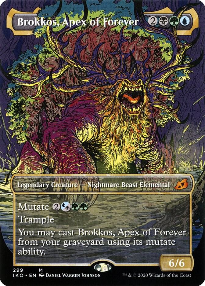 Brokkos, Apex of Forever (Showcase) 299 card from Ikoria: Lair of Behemoths