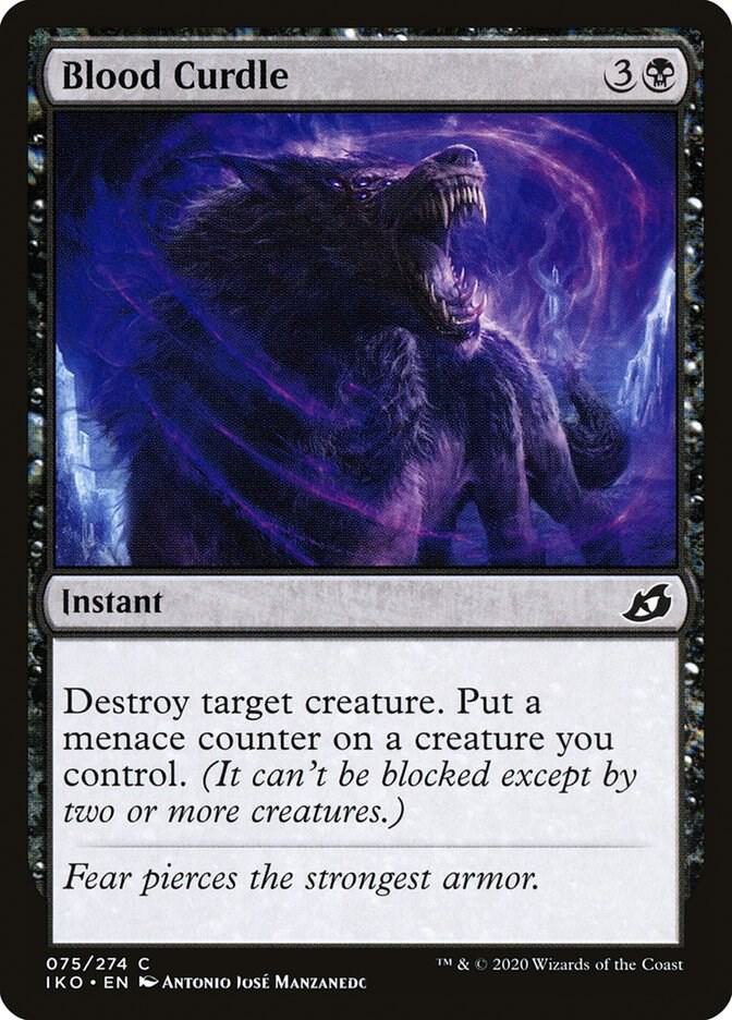 Blood Curdle 75 card from Ikoria: Lair of Behemoths