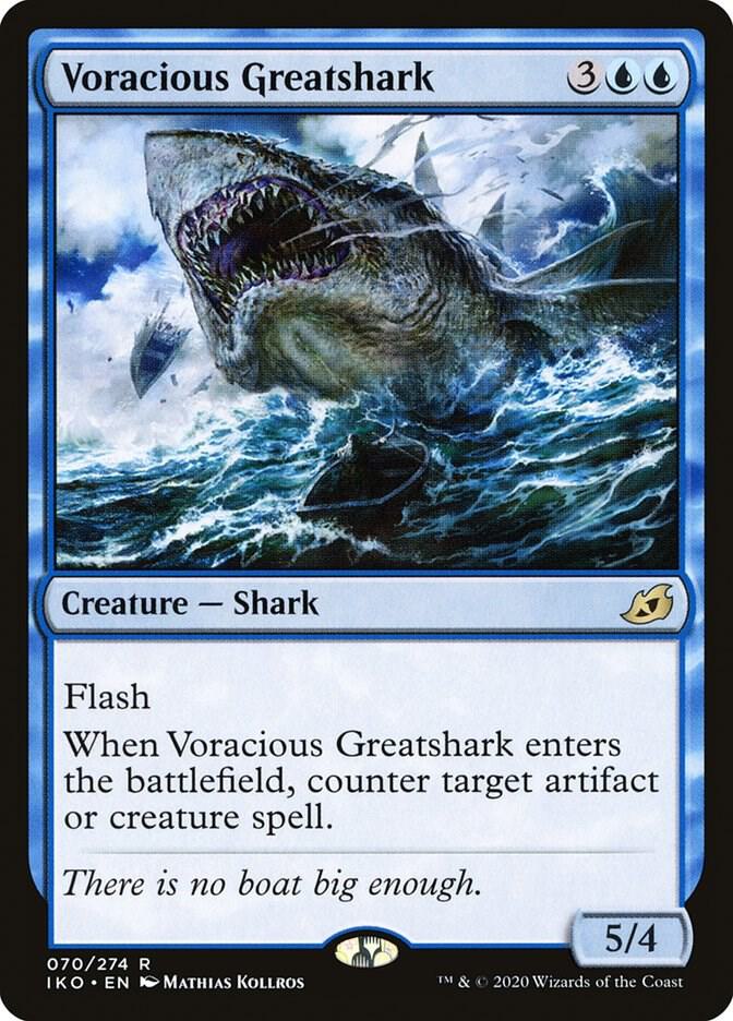 Voracious Greatshark 70 card from Ikoria: Lair of Behemoths