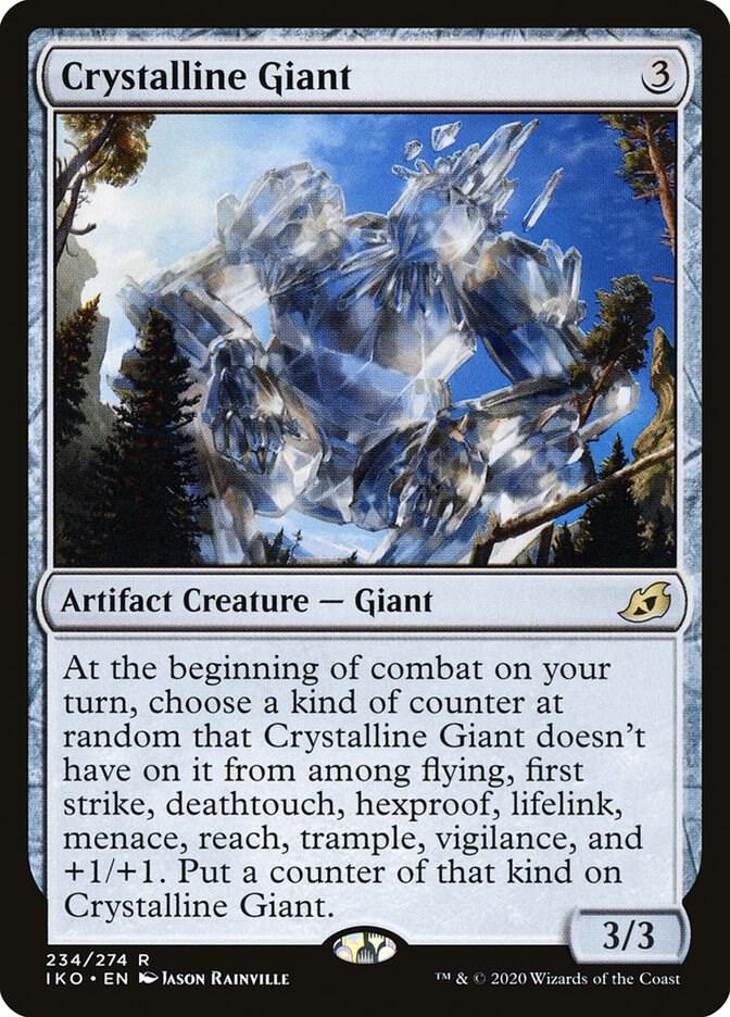 Crystalline Giant 234 card from Ikoria: Lair of Behemoths