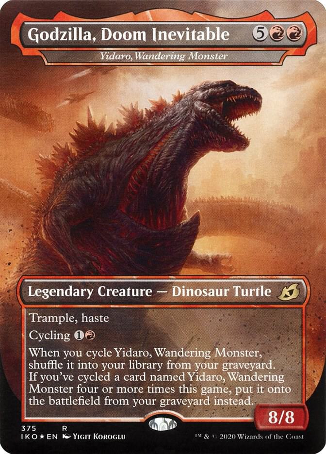 Godzilla, Doom Inevitable - Yidaro, Wandering Monster 375 card from Ikoria: Lair of Behemoths