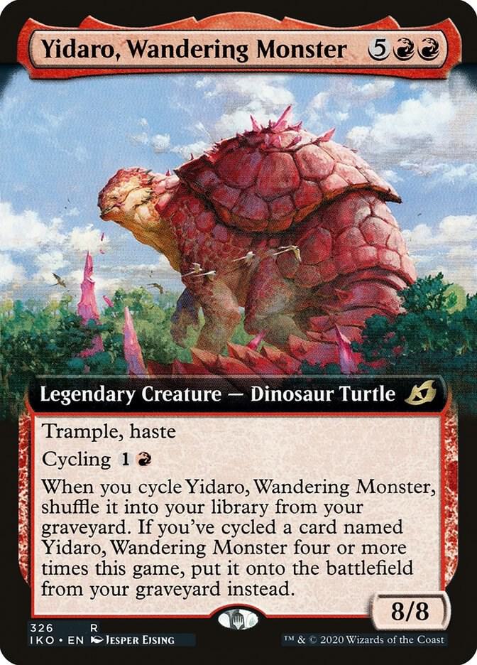 Yidaro, Wandering Monster (Extended Art) 326 card from Ikoria: Lair of Behemoths