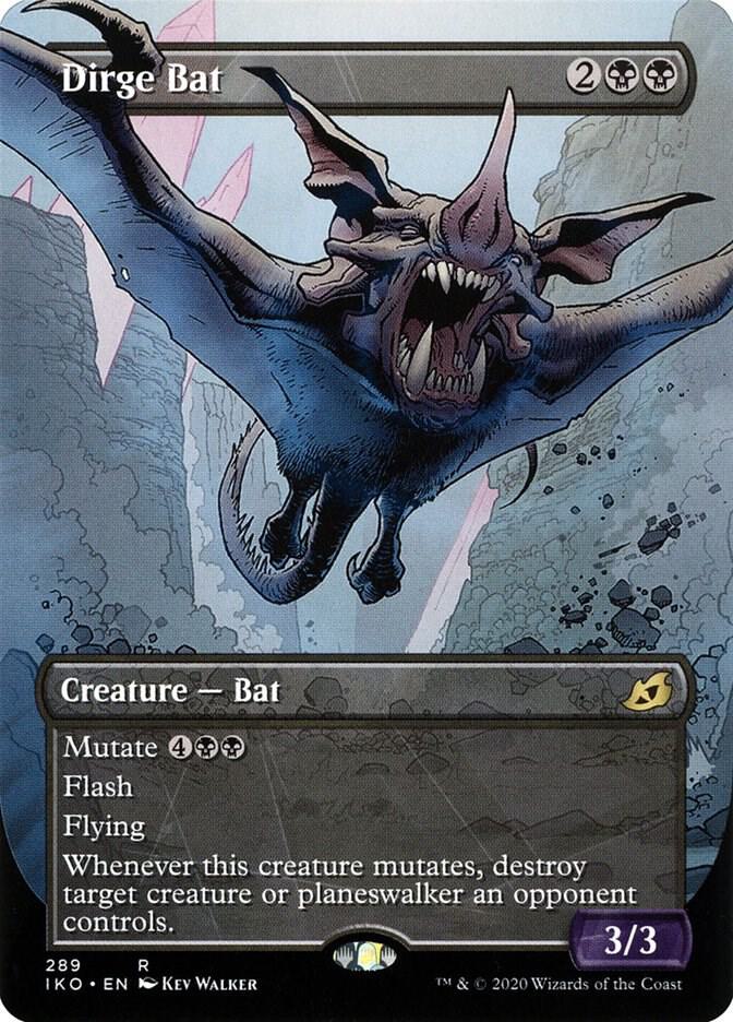 Dirge Bat (Showcase) 289 card from Ikoria: Lair of Behemoths