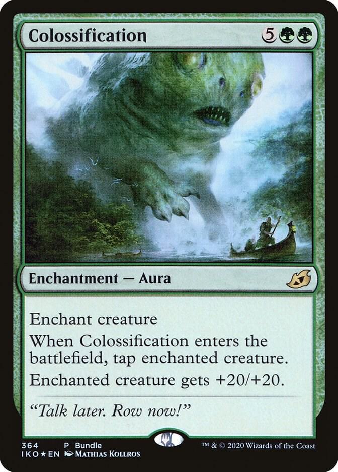 Colossification (IKO Bundle) 364 card from Unique and Miscellaneous Promos