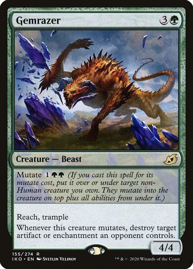 Gemrazer 155 card from Ikoria: Lair of Behemoths