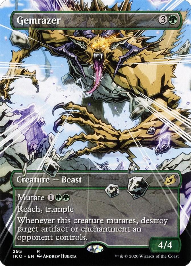 Gemrazer (Showcase) 295 card from Ikoria: Lair of Behemoths