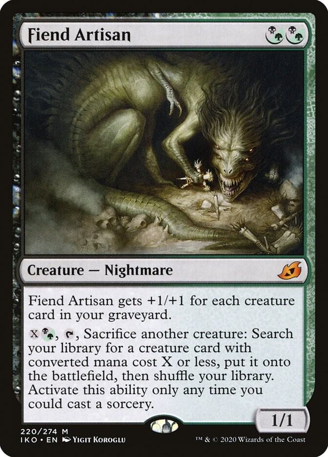 Fiend Artisan 220 card from Ikoria: Lair of Behemoths