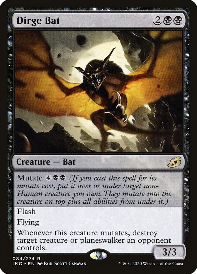 Dirge Bat 84 card from Ikoria: Lair of Behemoths