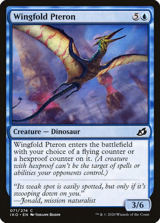 Wingfold Pteron 71 card from Ikoria: Lair of Behemoths