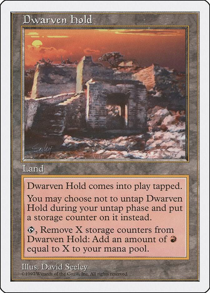 Dwarven Hold card from Fifth Edition