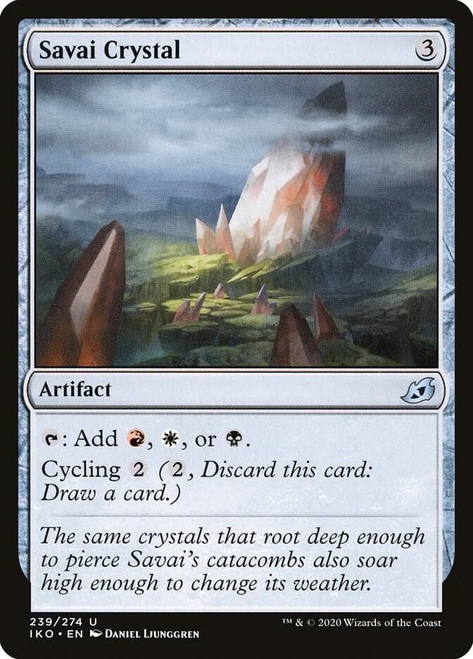 Savai Crystal 239 card from Ikoria: Lair of Behemoths