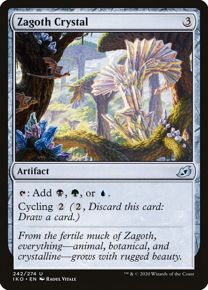 Zagoth Crystal 242 card from Ikoria: Lair of Behemoths