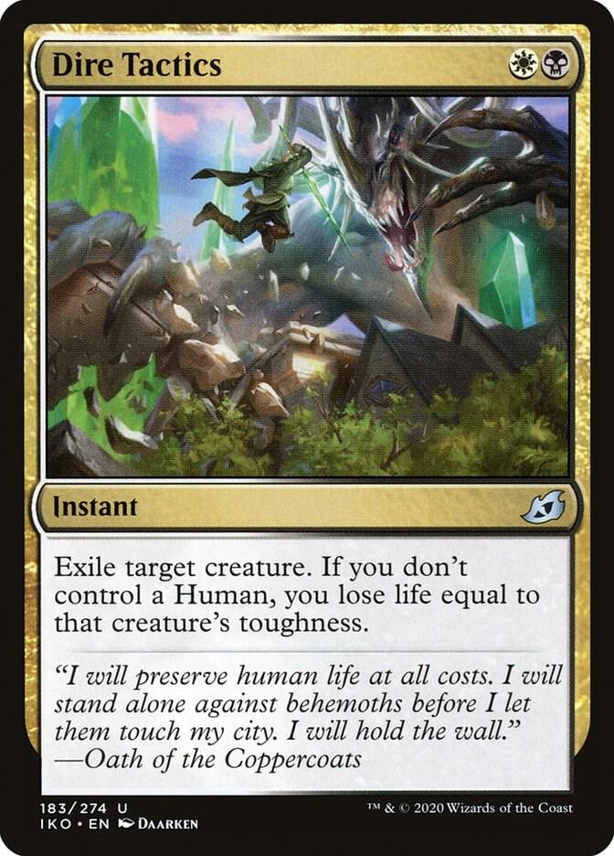 Dire Tactics 183 card from Ikoria: Lair of Behemoths