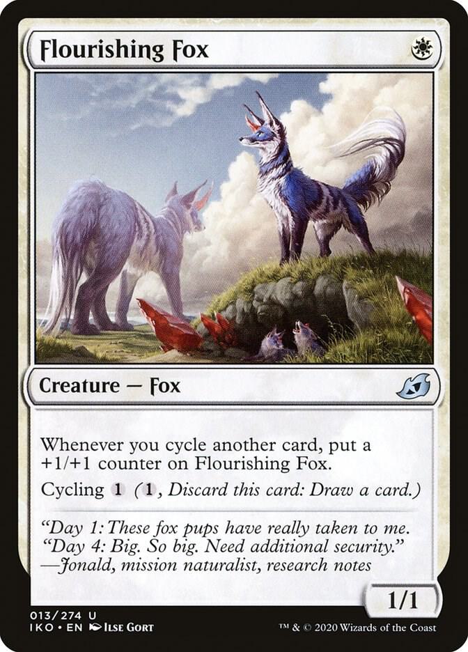 Flourishing Fox 13 card from Ikoria: Lair of Behemoths
