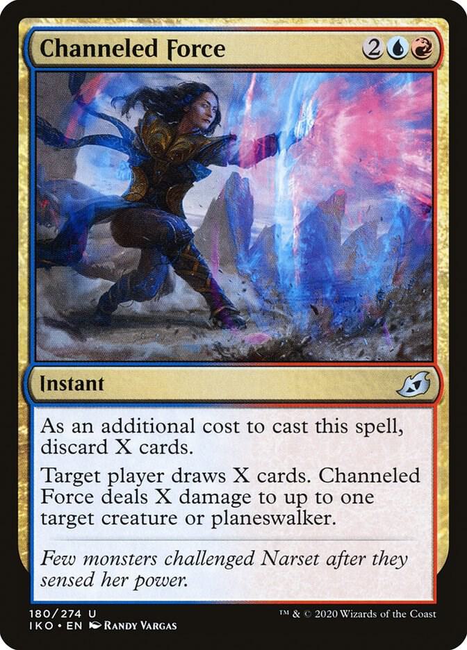 Channeled Force 180 card from Ikoria: Lair of Behemoths