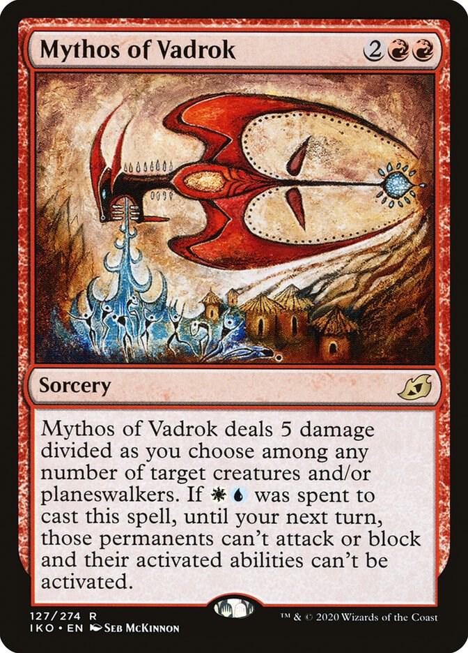 Mythos of Vadrok 127 card from Ikoria: Lair of Behemoths
