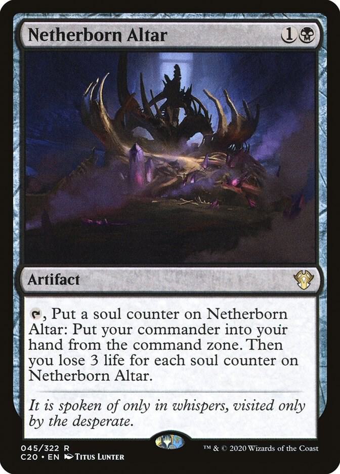 Netherborn Altar 45 card from Commander 2020