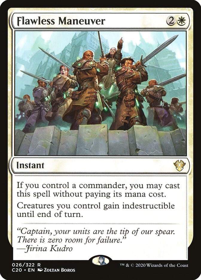Flawless Maneuver 26 card from Commander 2020