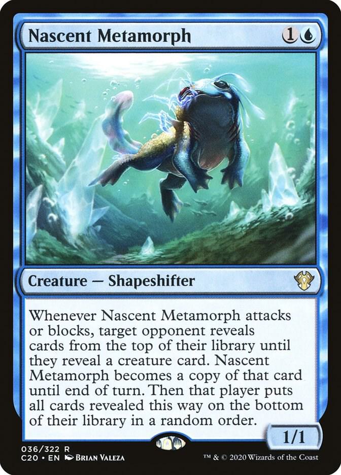 Nascent Metamorph 36 card from Commander 2020