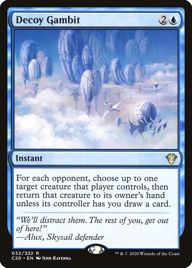 Decoy Gambit 32 card from Commander 2020
