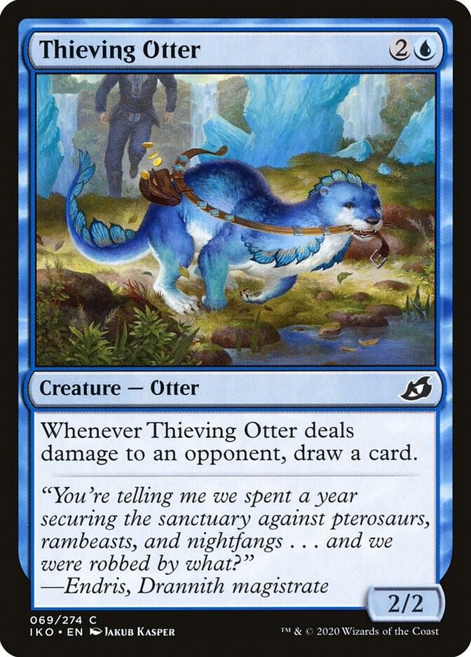 Thieving Otter 69 card from Ikoria: Lair of Behemoths