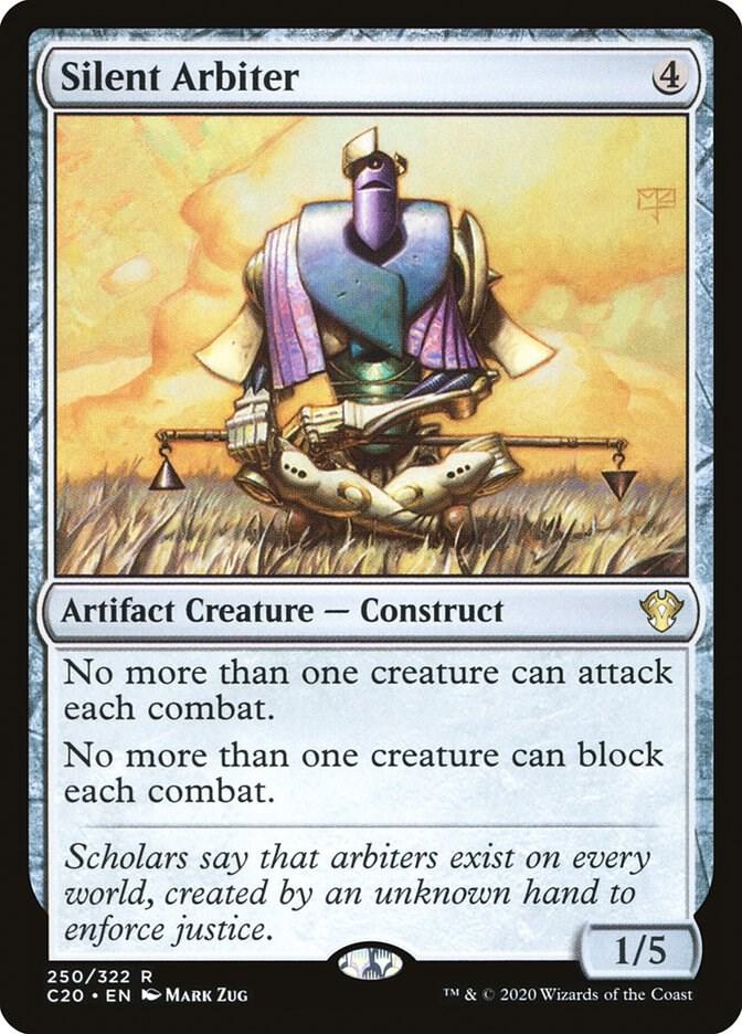 Silent Arbiter 250 card from Commander 2020
