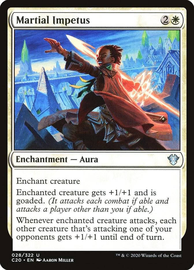 Martial Impetus 28 card from Commander 2020