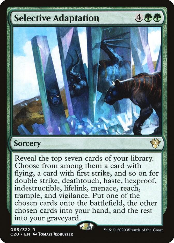 Selective Adaptation 65 card from Commander 2020