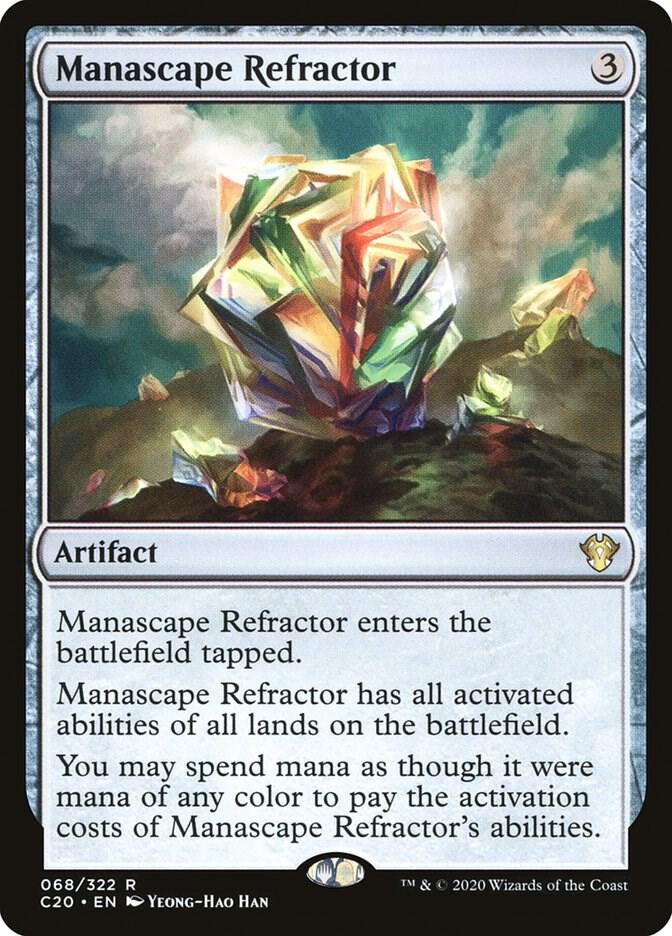 Manascape Refractor 68 card from Commander 2020