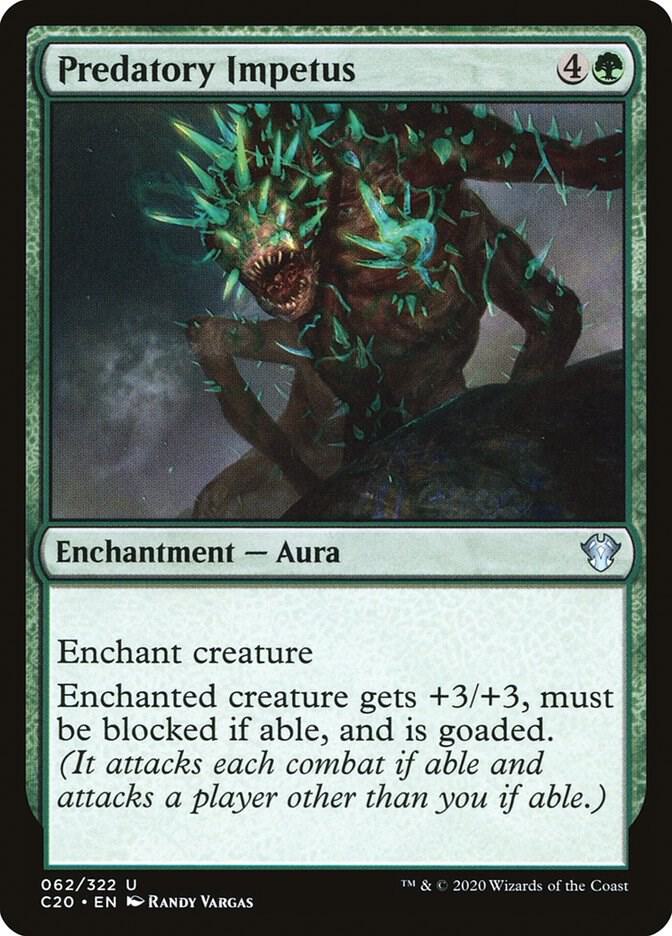 Predatory Impetus 62 card from Commander 2020