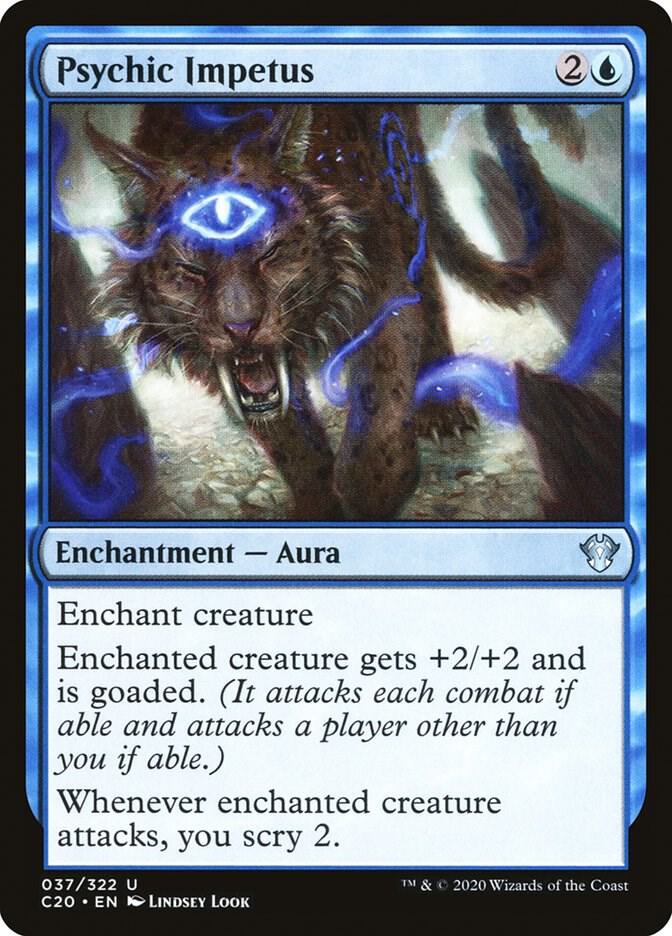 Psychic Impetus 37 card from Commander 2020