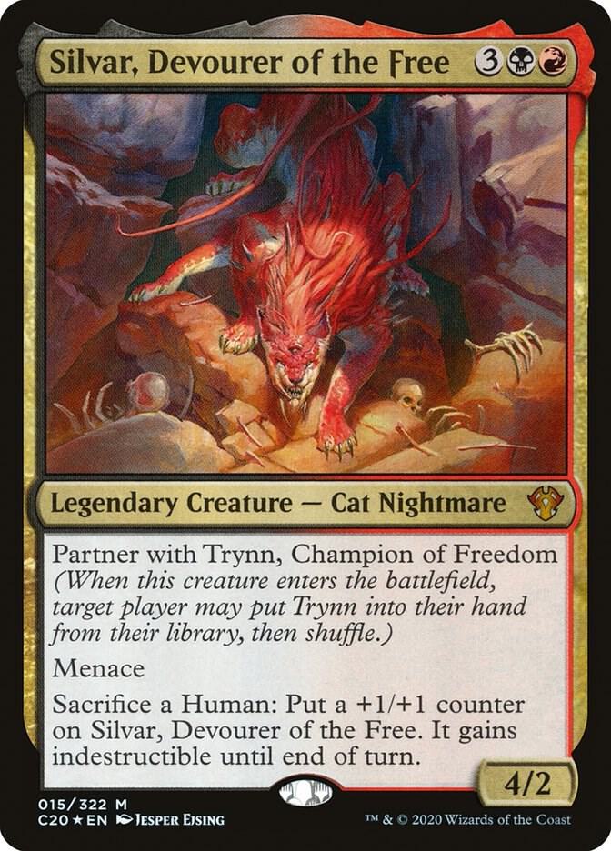 Silvar, Devourer of the Free 15 card from Commander 2020