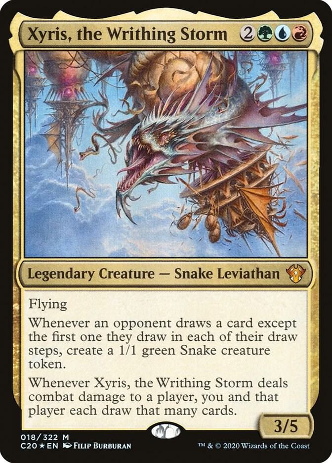 Xyris, the Writhing Storm 18 card from Commander 2020
