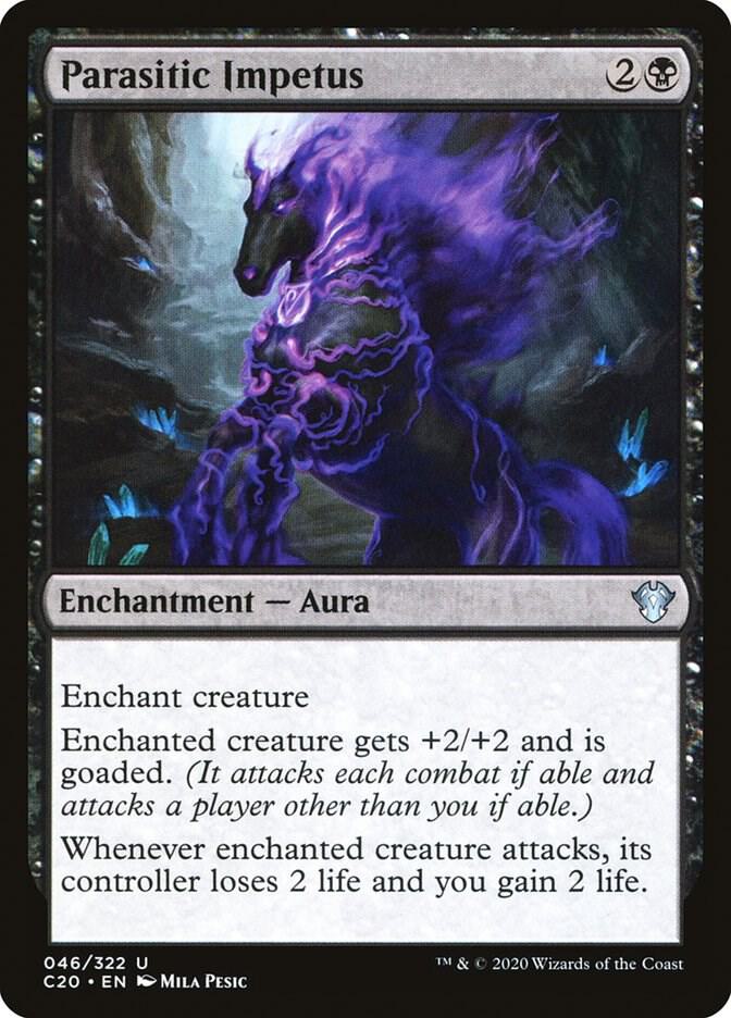 Parasitic Impetus 46 card from Commander 2020
