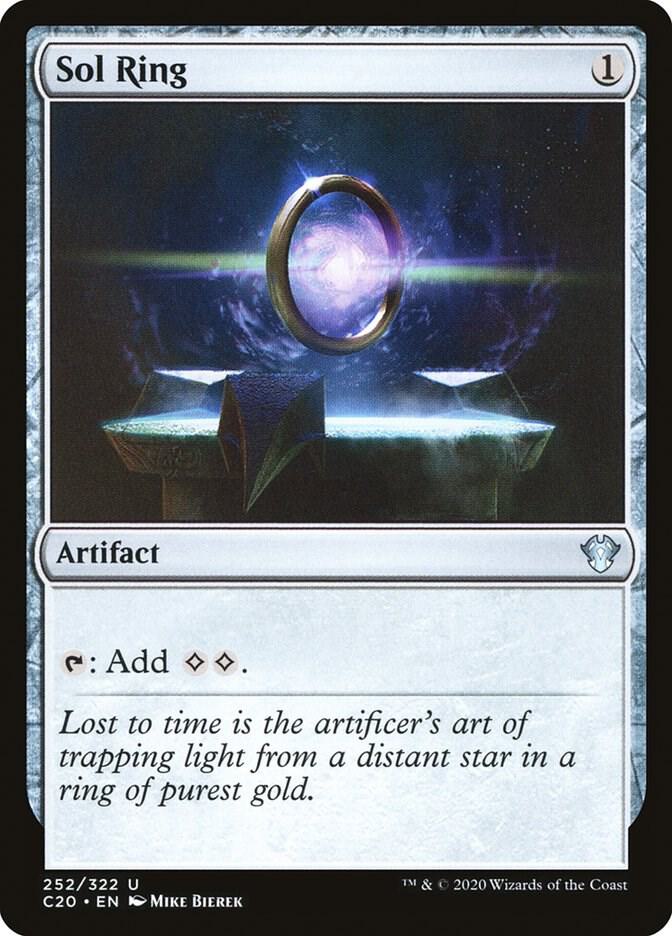 Sol Ring 252 card from Commander 2020