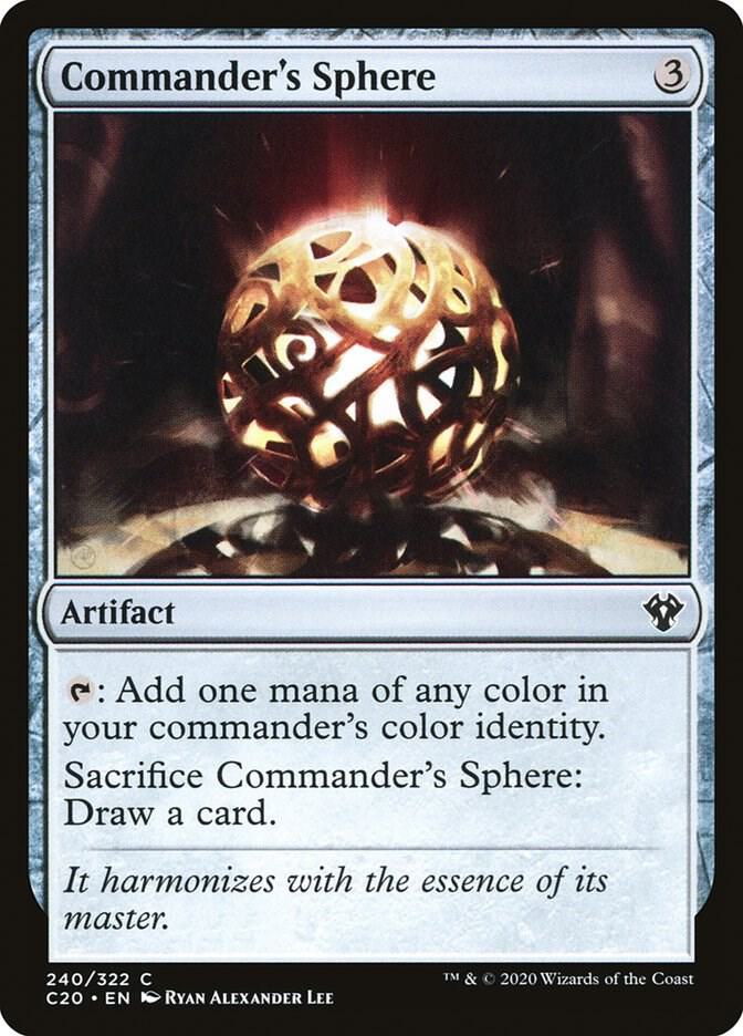 Commander's Sphere 240 card from Commander 2020