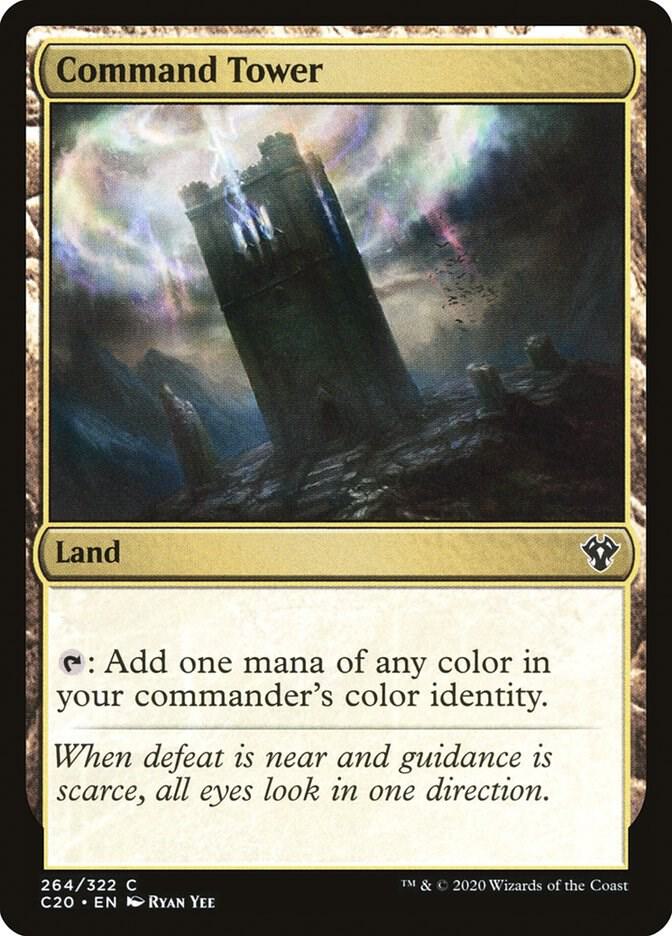 Command Tower 264 card from Commander 2020