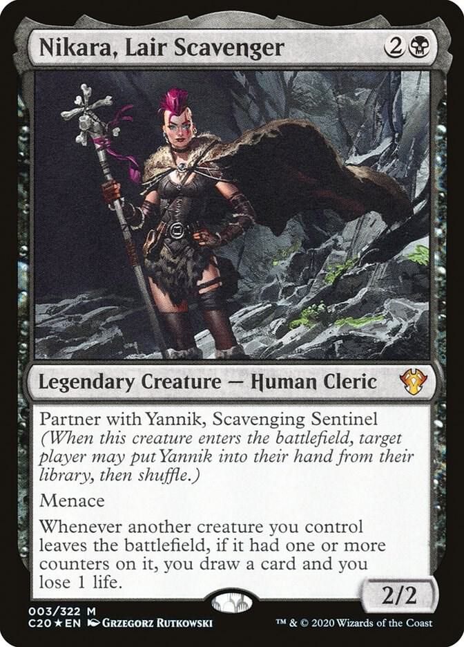 Nikara, Lair Scavenger 3 card from Commander 2020