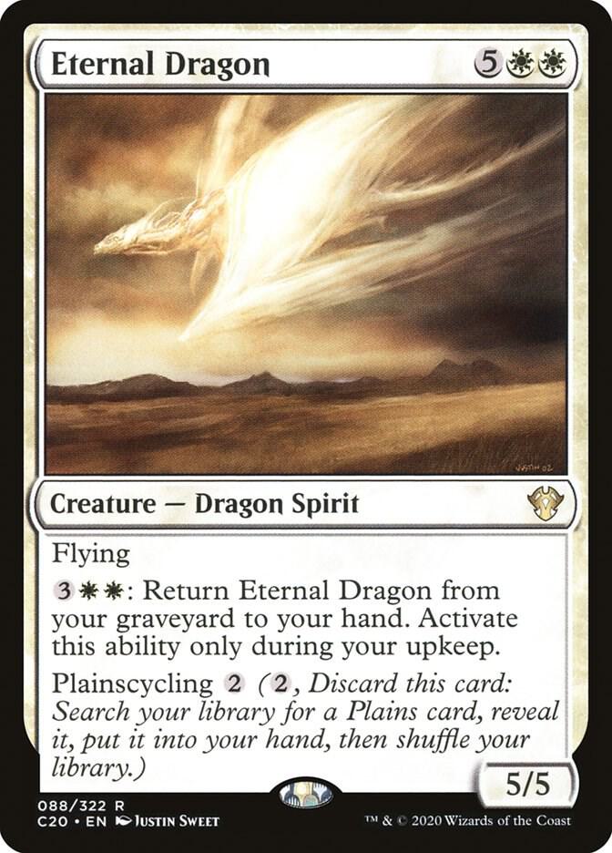 Eternal Dragon 88 card from Commander 2020