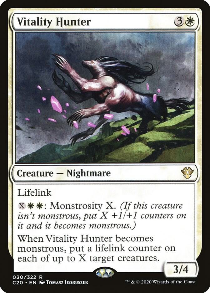 Vitality Hunter 30 card from Commander 2020