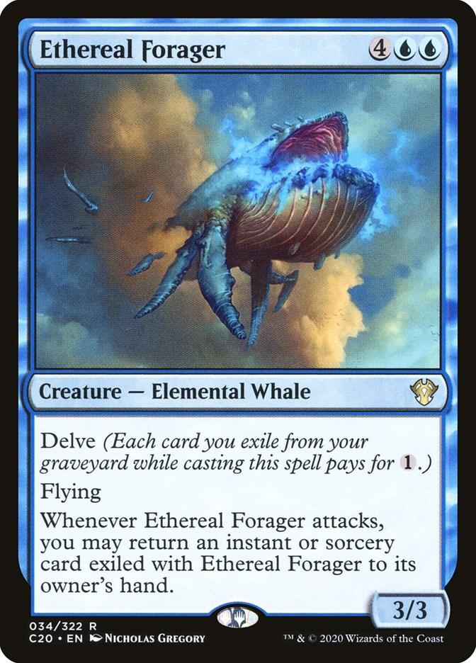 Ethereal Forager 34 card from Commander 2020