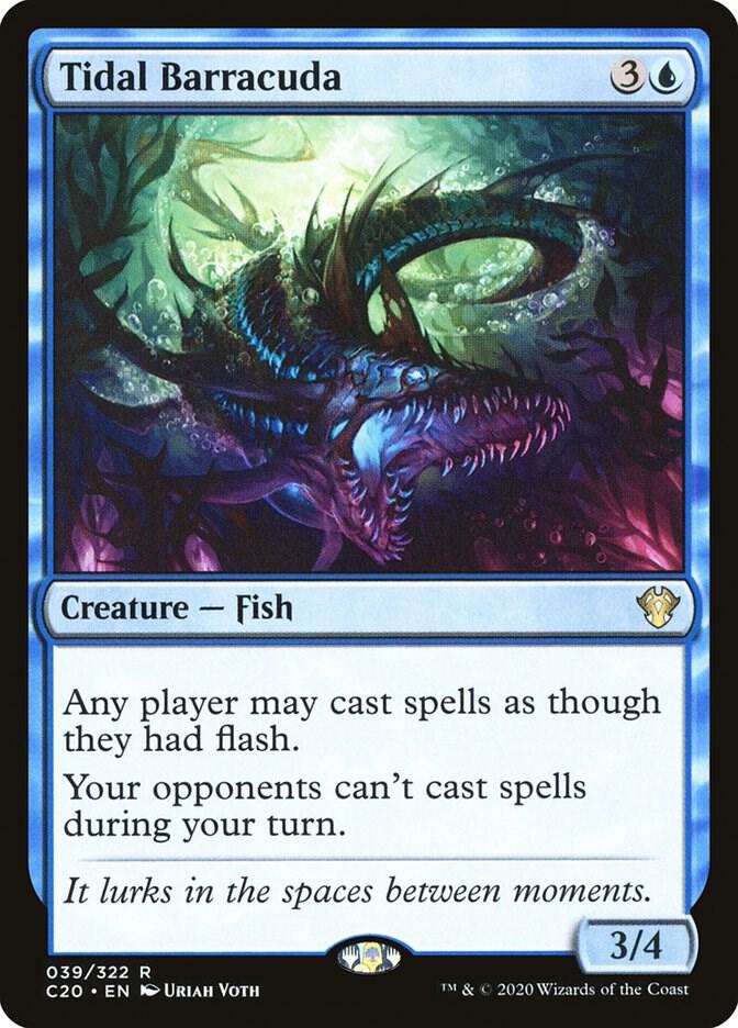 Tidal Barracuda 39 card from Commander 2020