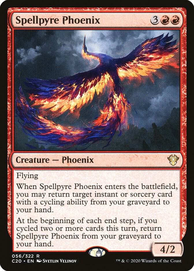 Spellpyre Phoenix 56 card from Commander 2020