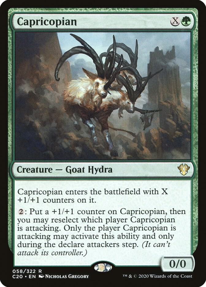 Capricopian 58 card from Commander 2020