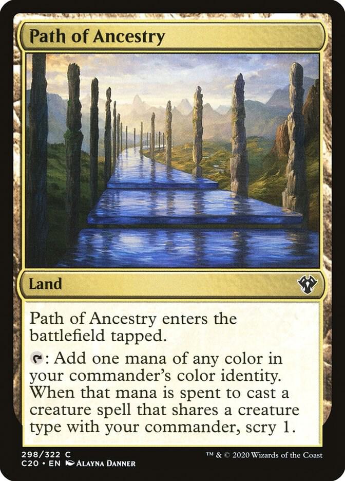 Path of Ancestry 298 card from Commander 2020
