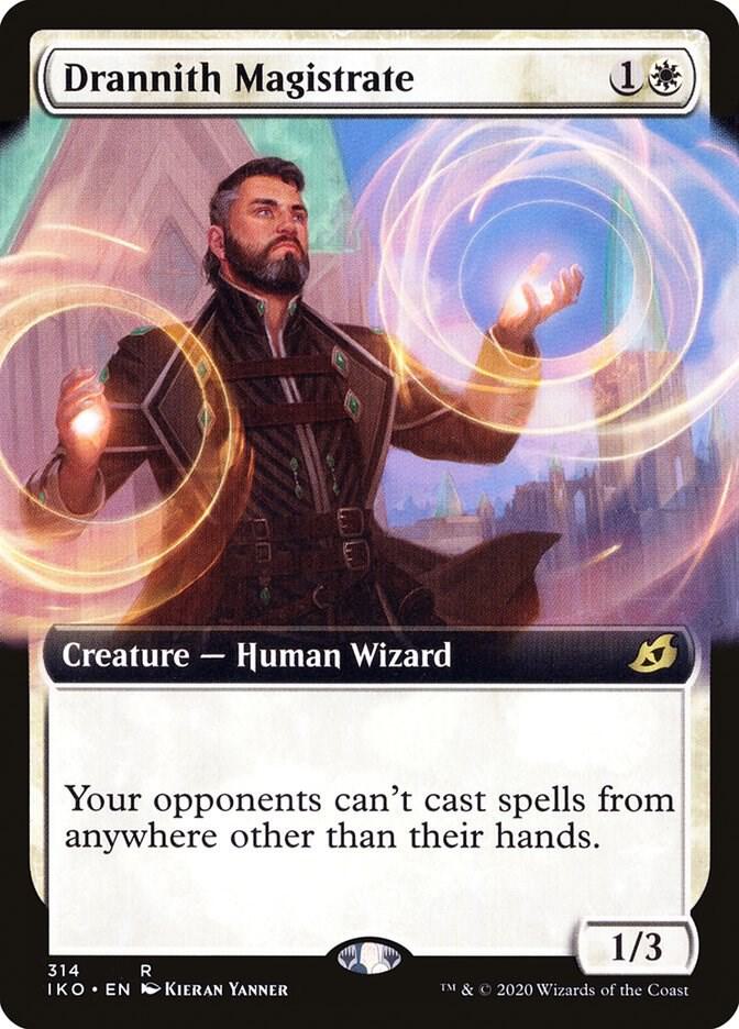 Drannith Magistrate (Extended Art) 314 card from Ikoria: Lair of Behemoths
