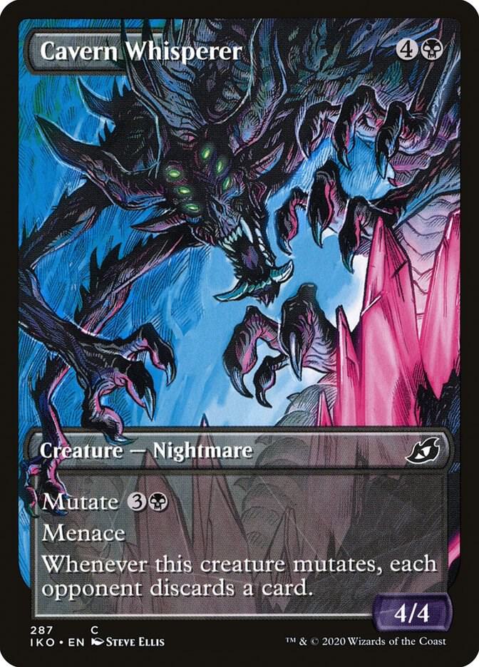 Cavern Whisperer (Showcase) 287 card from Ikoria: Lair of Behemoths