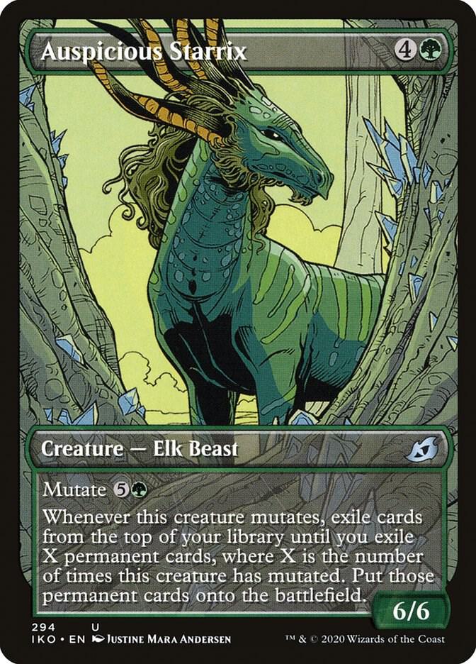 Auspicious Starrix (Showcase) 294 card from Ikoria: Lair of Behemoths